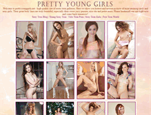 Tablet Screenshot of prettyyounggirls.net